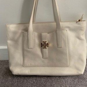 Tory Burch White Tote